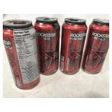 ROCKSTAR PUNCHED ENERGY DRINKS 4PCS BB JN 05 2023