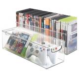 MDESIGN VIDEO GAME ORGANIZER BINS 2PCS