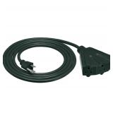 AMAZON BASICS 16/3 EXTENSION CORD WITH 3 OUTLETS