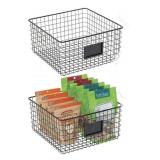 MDESIGN WIRE BASKETS 2PCS