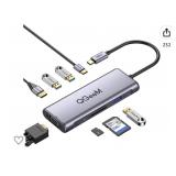 QGEEM USB C HUB 8 IN 1 USB TYPE C HUB QGEEM USB C HUB 8 IN 1 USB TYPE C HUB