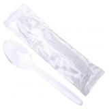 HOKEDING 6 IN CLEAR PLASTIC SPOONS 100PCS