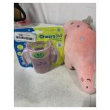 CUP AND STUFFED TOY LOT CUP AND STUFFED TOY LOT
