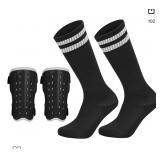 SOCCER SHIN PAD OVER KNEE SOCCER SOCKS