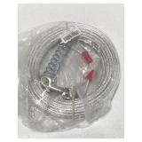 AMAZONBASICS TIE OUT CABLE FOR DOGS UP TO 90LB AMAZONBASICS TIE OUT CABLE FOR DOGS UP TO 90LB