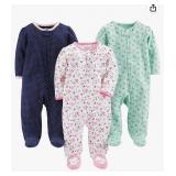 SIMPLE JOYS BABY GIRLS 3 PACK BABY OUTFITS