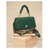 TOTE CLUTCH HANDBAG - GREEN