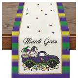 SILUES MARDI GRAS TABLE RUNNER PARTY FINNING