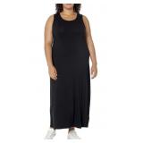 AMAZON ESSENTIALS WOMENS TANK MAXI DRESS SIZE