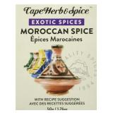 CAPE HERB & SPICE MOROCCAN SPICE 4PCS 50G EACH