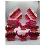 JOYIN 6 PCS 6' X6' VALENTINE'S FLEDGE TOY