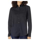 AMAZON ESSENTIALSLONG SLEEVE BUTTON DOWN POPLIN