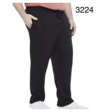 Sz M George Big Men's Core Fleece Pant black