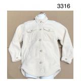 SZ S SHIRT JACKET AMERICAN EAGLE SHERPA CORDUROY