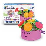 LEARNING RESOURCES POPPY COUNTS & STACK FLOWER POT