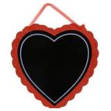 VALENTINE RED AND BLACK WALL DECORATIONS 10.5IN