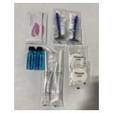 ASSORTED TRAVEL TOILETRIES 10 PCS