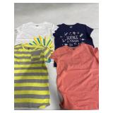 4 SPOTTED ZEBRA GIRLS SHIRTS SIZE LARGE