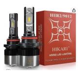 HIKARI 2022 9012 HIR2 LED HEADLIGHT BULBS 16000