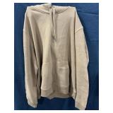 AMAZON ESSENTIALS BROWN PULL OVER HOODIE XXL