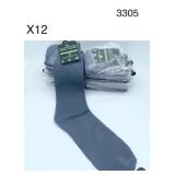12 pk PARK VEGAS EXCLUSIVE SOCKS DARK GREY