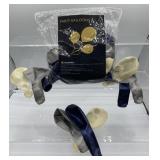 PARTY BALLONS DARK BLUE, SILVER, GOLD