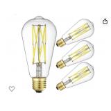 DIMMABLE EDISON LED FILAMENT BULBS 6 PACK