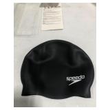 SPEEDO, SOLID SILICONE SWIM CAPONE SIZE