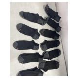 HANES X BLACK SOCKS 9IN 11PCS