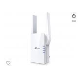 TP LINK AX3000 WIFI 6 RANGE EXTENDER 1500 SQ FT