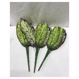 ARTIFICIAL PLANT LEAVES SET OF 3 SIZE 20IN