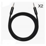 2 PCS 10 FOOT AUXILIARY USB CORD