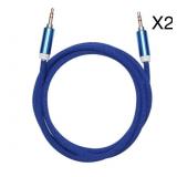 2 PC 10 FOOT AUXILIARY USB CORD