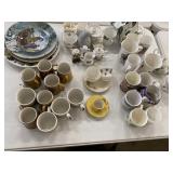 LOT - ASSORTED MUGS, PLATES