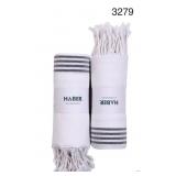 2 Pc HABER TURKISH STYLE PREMIUM COTTON BATH