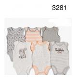 6PK SZ 9M SLEEVLESS BODYSUITS UNISEX  AMAZON