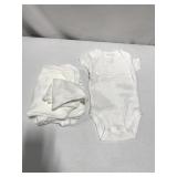 SIMPLE JOY 0-3M BABY ONEZIE PACK OF 7