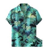 UILLUIHAWAIIAN BUTTON UP SHIRT SIZE L