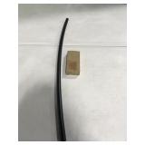 CURVED SHOWER CURTAIN ROD SIZE 74IN
