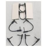 DONNER GUITAR PATCH CABLES 6IN 6PC