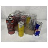 ASSORTED ENERGY DRINK LOT 12PCS