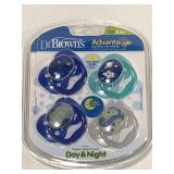 DRBROWNS PACIFIERS 0-6M 4PACIFIERS