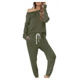 ZILCREMO WOMENS 2 PEICE OUTFIT PAJAMA SET SIZE XL