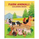 FARM ANIMALS COLOURING BOOK