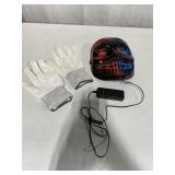HALLOWEEN SCARY MASK W/ LED GLOVES KIT
