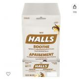HALLS MENTHOL HONEY VANILLA 30 COUNT BAG PACK OF