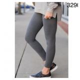 SZ M WOMEN LEGGINGS DARK GREY