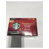STARBUCKS HOLIDAY BLEND PACK OF 10 K-CUPS LIMITED
