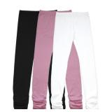 STRETCHY COTTON KIDS PANTS SIZE M 3PCS