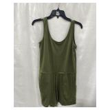 WOMENS GREEN TANK TOP SHORTS SIZE SMALL